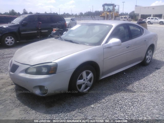 2G2WP552781150009 - 2008 PONTIAC GRAND PRIX SILVER photo 2