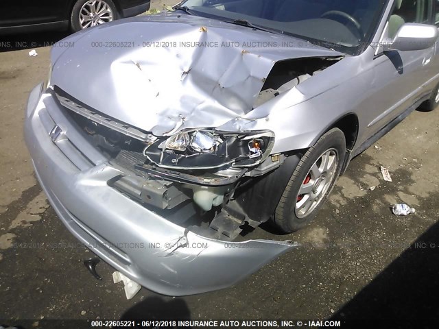 1HGCG66852A059987 - 2002 HONDA ACCORD EX/SE GRAY photo 6