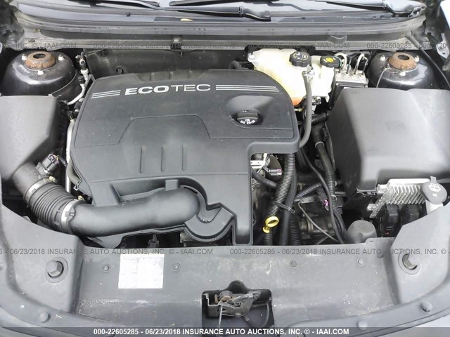 1G1ZG57B69F206577 - 2009 CHEVROLET MALIBU LS BLACK photo 10