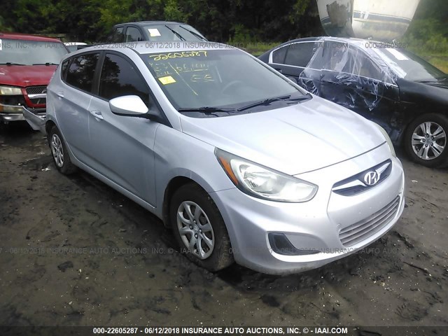 KMHCT5AE6DU088588 - 2013 HYUNDAI ACCENT GLS/GS SILVER photo 1