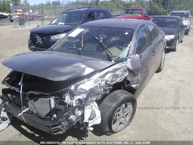 1G1ZB5E12BF205277 - 2011 CHEVROLET MALIBU LS BROWN photo 2