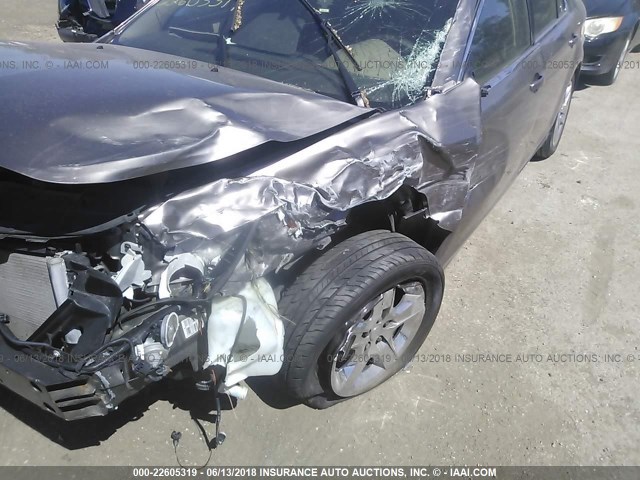 1G1ZB5E12BF205277 - 2011 CHEVROLET MALIBU LS BROWN photo 6