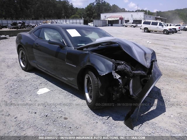 2G1FA1E38D9181644 - 2013 CHEVROLET CAMARO LS ნაცრისფერი ფოტო 1