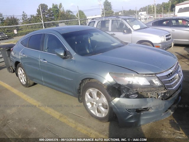 5J6TF2H55AL004594 - 2010 HONDA ACCORD CROSSTOUR EXL GRAY photo 1