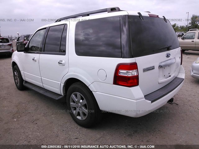 1FMFU15569LA14422 - 2009 FORD EXPEDITION XLT 白色 照片 3