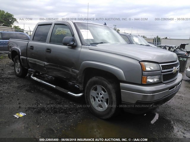 2GCEK13T461156468 - 2006 CHEVROLET SILVERADO K1500 GRAY photo 1