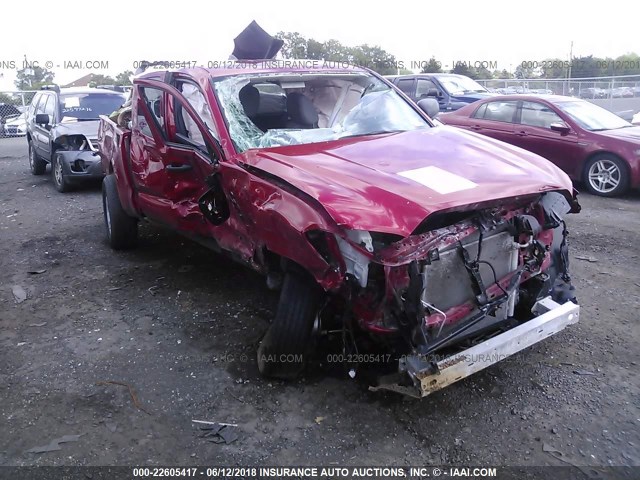 5TFSX5EN3HX053218 - 2017 TOYOTA TACOMA ACCESS CAB/SR/SR5 წითელი ფოტო 1