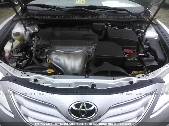 4T1BF3EK1AU116249 - 2010 TOYOTA CAMRY SE/LE/XLE 银色 照片 10