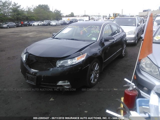 19UUA9F50AA000597 - 2010 ACURA TL BLACK photo 2