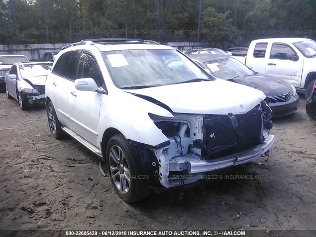 2HNYD284X8H555212 - 2008 ACURA MDX TECHNOLOGY WHITE photo 1