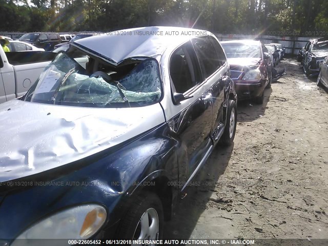 3C4FY58B62T363415 - 2002 CHRYSLER PT CRUISER TOURING BLUE photo 6