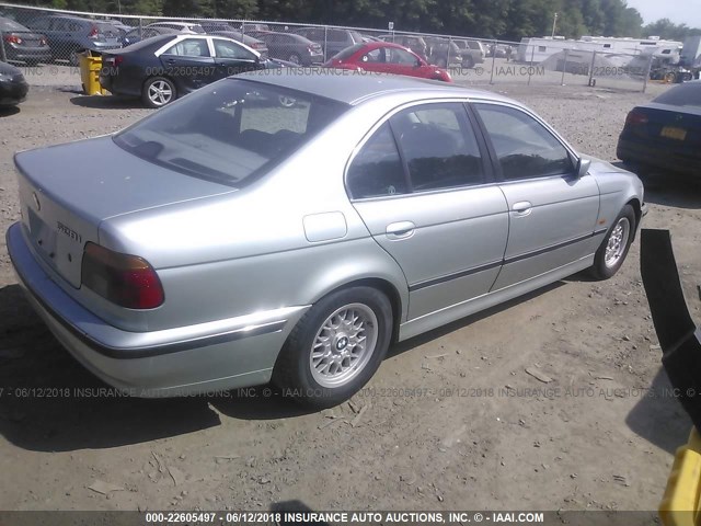 WBADD632XVBW24354 - 1997 BMW 528 I AUTOMATIC SILVER photo 4