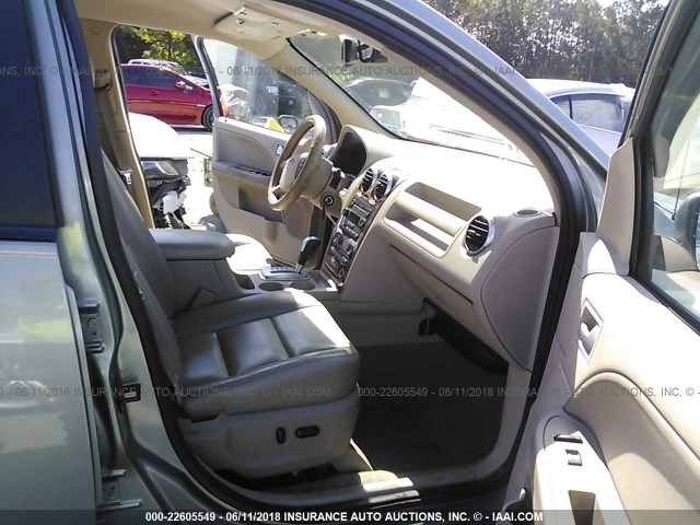 1FMZK03137GA07253 - 2007 FORD FREESTYLE LIMITED GREEN photo 5