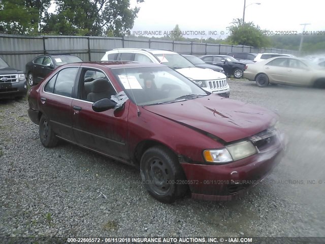 1N4AB41D4WC754023 - 1998 NISSAN SENTRA E/XE/GXE/GLE RED photo 1