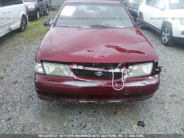1N4AB41D4WC754023 - 1998 NISSAN SENTRA E/XE/GXE/GLE RED photo 6