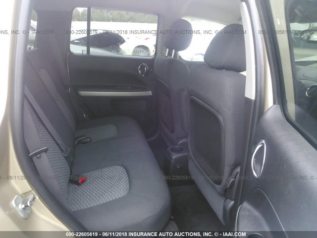 3GNCA13D18S698936 - 2008 CHEVROLET HHR LS GOLD photo 8