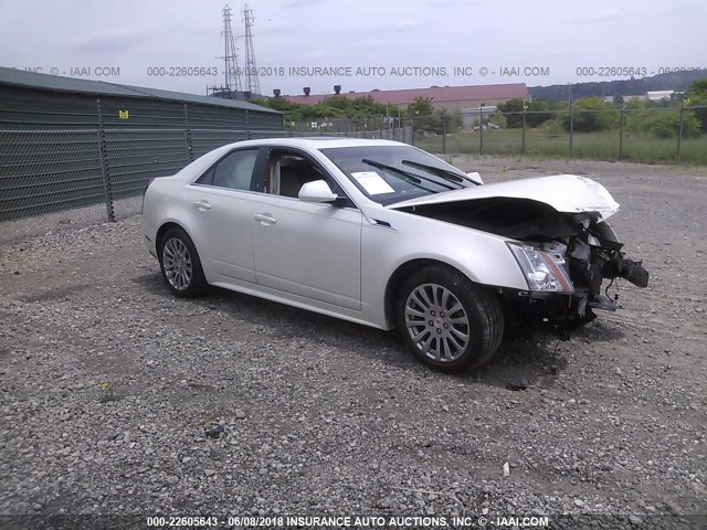 1G6DS5E35C0124851 - 2012 CADILLAC CTS PREMIUM COLLECTION WHITE photo 1