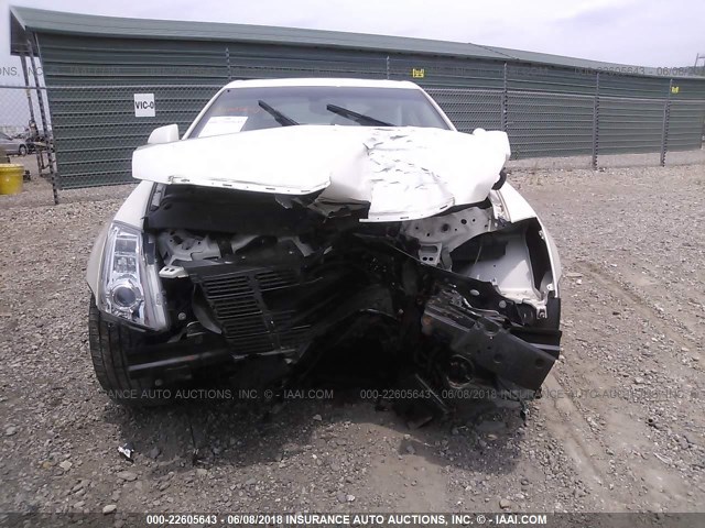 1G6DS5E35C0124851 - 2012 CADILLAC CTS PREMIUM COLLECTION WHITE photo 6