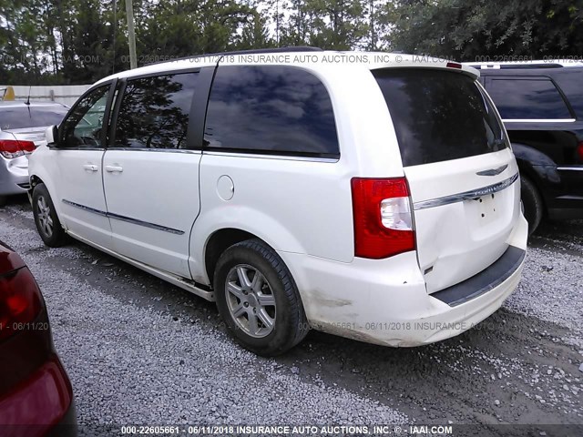 2A4RR5DG5BR681549 - 2011 CHRYSLER TOWN & COUNTRY TOURING WHITE photo 3