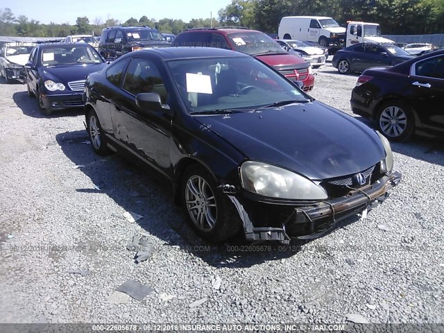 JH4DC54876S019145 - 2006 ACURA RSX BLACK photo 1