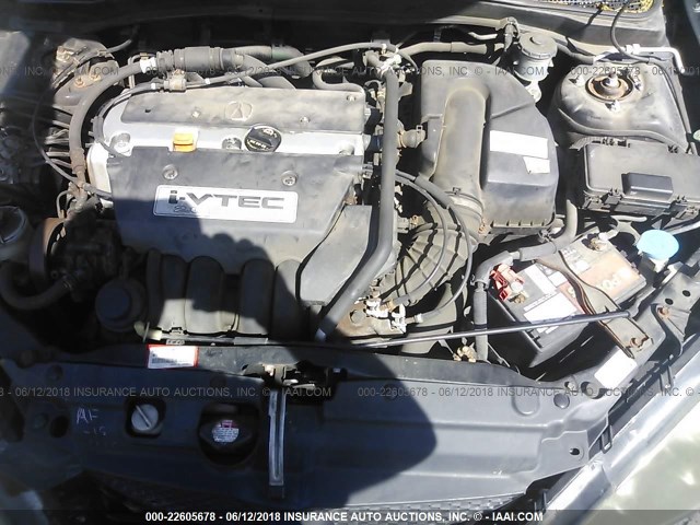 JH4DC54876S019145 - 2006 ACURA RSX BLACK photo 10