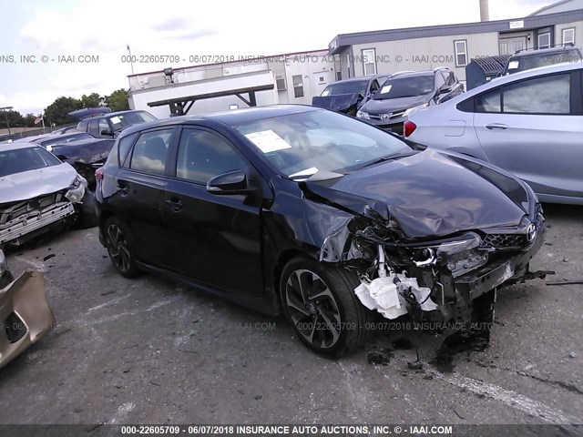 JTNKARJE9HJ527329 - 2017 TOYOTA COROLLA IM BLACK photo 1