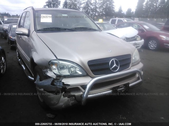 4JGAB57E75A565923 - 2005 MERCEDES-BENZ ML 350 GOLD photo 1