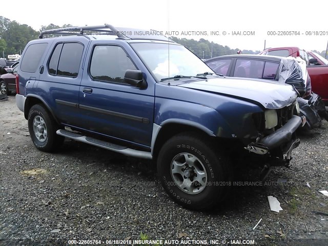 5N1ED28Y6YC516854 - 2000 NISSAN XTERRA XE/SE BLUE photo 1