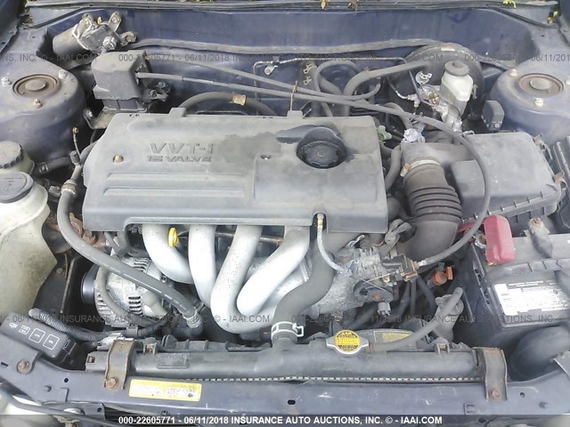 2T1BR12E42C586921 - 2002 TOYOTA COROLLA CE/LE/S BLUE photo 10