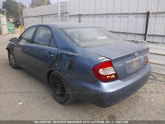 4T1BF32K53U563254 - 2003 TOYOTA CAMRY LE/XLE/SE Mavi foto 3