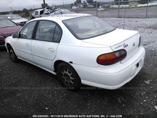 1G1NE52M2WY150702 - 1998 CHEVROLET MALIBU LS WHITE photo 3