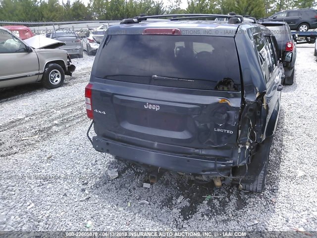 1J8FF48W87D322437 - 2007 JEEP PATRIOT LIMITED BLUE photo 6