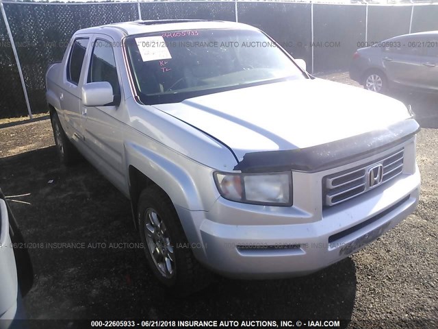 2HJYK16567H549094 - 2007 HONDA RIDGELINE RTL SILVER photo 1