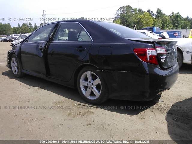 4T1BF1FK2EU459418 - 2014 TOYOTA CAMRY L/SE/LE/XLE 黑色 照片 3