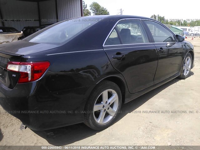 4T1BF1FK2EU459418 - 2014 TOYOTA CAMRY L/SE/LE/XLE 黑色 照片 4