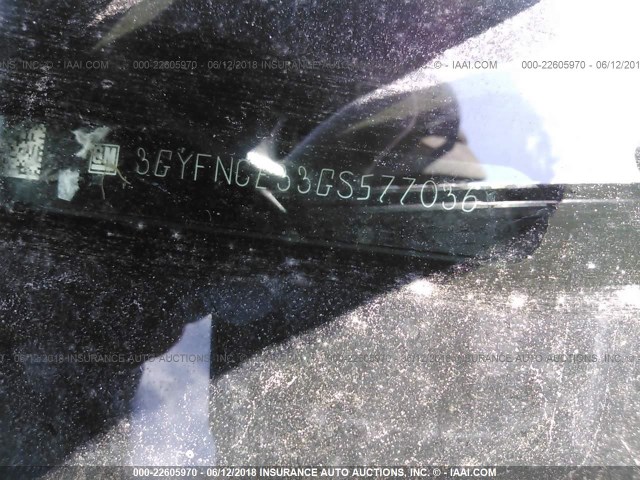 3GYFNCE33GS577036 - 2016 CADILLAC SRX PERFORMANCE COLLECTION Ақ фото 9