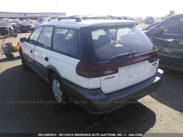 4S3BG6852W7635373 - 1998 SUBARU LEGACY 30TH ANN OUTBACK/LTD/SPT WHITE photo 3