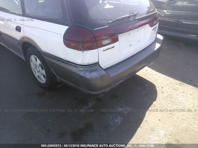 4S3BG6852W7635373 - 1998 SUBARU LEGACY 30TH ANN OUTBACK/LTD/SPT WHITE photo 6