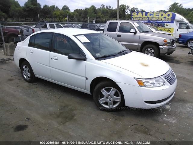 1G8AJ55F26Z132798 - 2006 SATURN ION LEVEL 2 WHITE photo 1