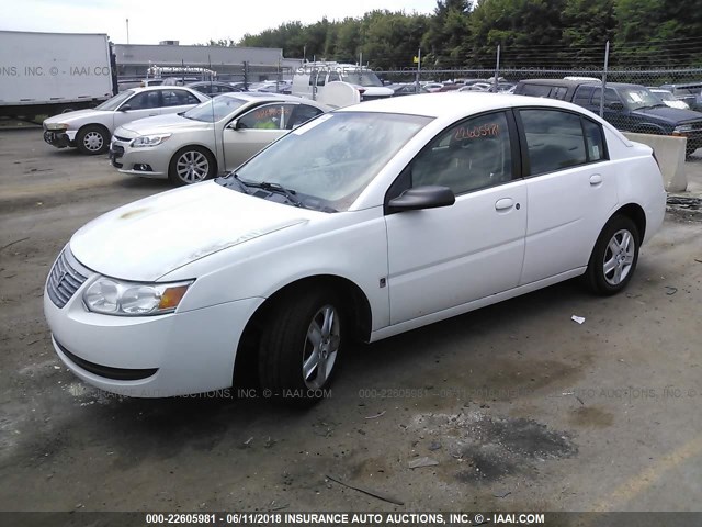 1G8AJ55F26Z132798 - 2006 SATURN ION LEVEL 2 WHITE photo 2