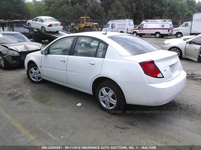 1G8AJ55F26Z132798 - 2006 SATURN ION LEVEL 2 WHITE photo 3