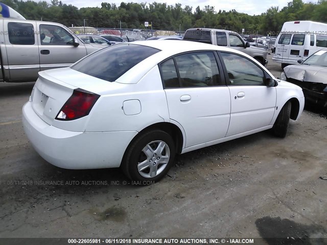 1G8AJ55F26Z132798 - 2006 SATURN ION LEVEL 2 WHITE photo 4