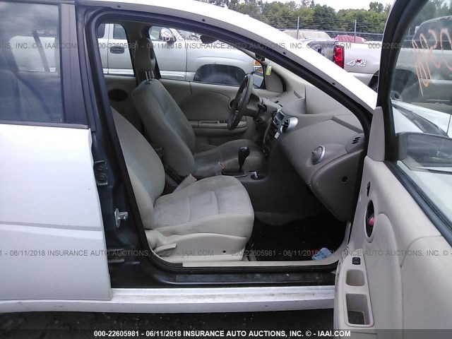 1G8AJ55F26Z132798 - 2006 SATURN ION LEVEL 2 WHITE photo 5