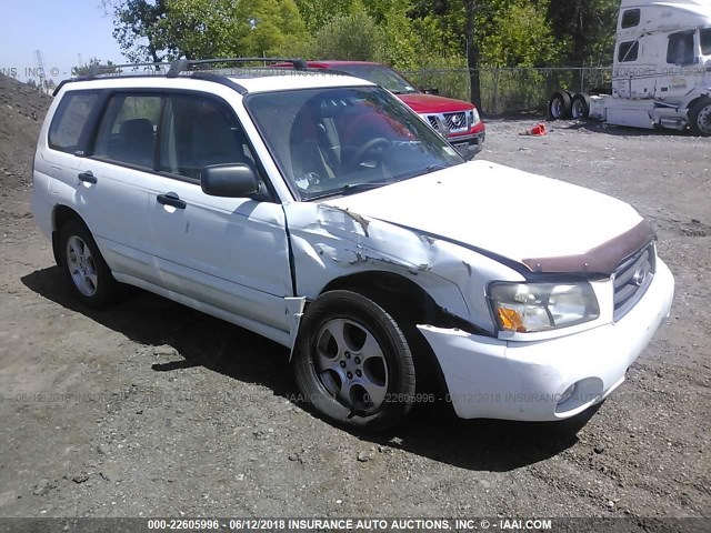 JF1SG65613H712811 - 2003 SUBARU FORESTER 2.5XS Ақ фото 1
