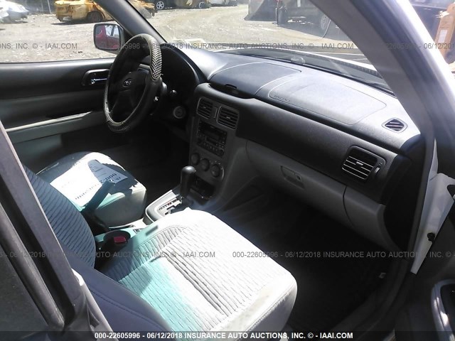 JF1SG65613H712811 - 2003 SUBARU FORESTER 2.5XS Ақ фото 5