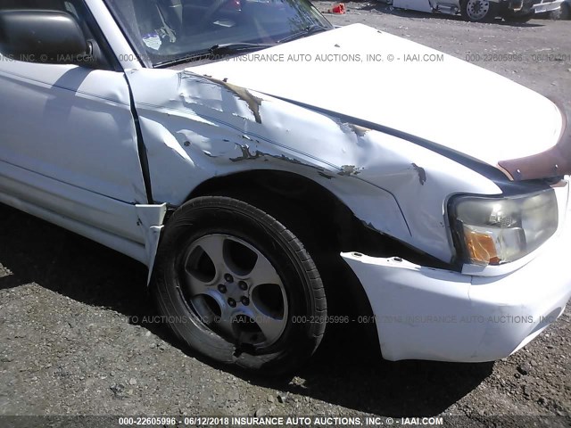 JF1SG65613H712811 - 2003 SUBARU FORESTER 2.5XS Ақ фото 6