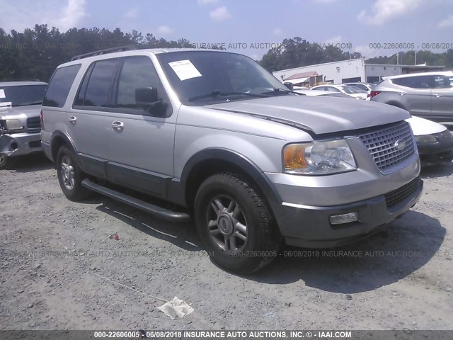 1FMPU15505LA18741 - 2005 FORD EXPEDITION XLT SILVER photo 1