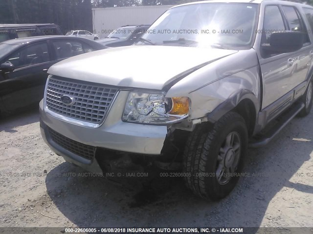 1FMPU15505LA18741 - 2005 FORD EXPEDITION XLT SILVER photo 6