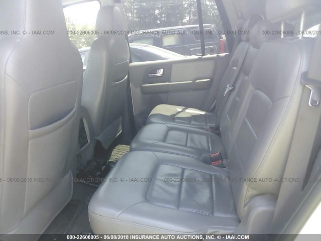 1FMPU15505LA18741 - 2005 FORD EXPEDITION XLT SILVER photo 8