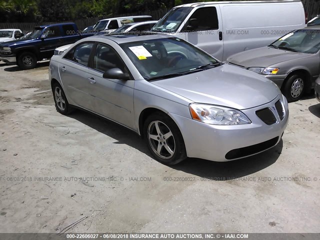 1G2ZG558864247190 - 2006 PONTIAC G6 SE1 SILVER photo 1